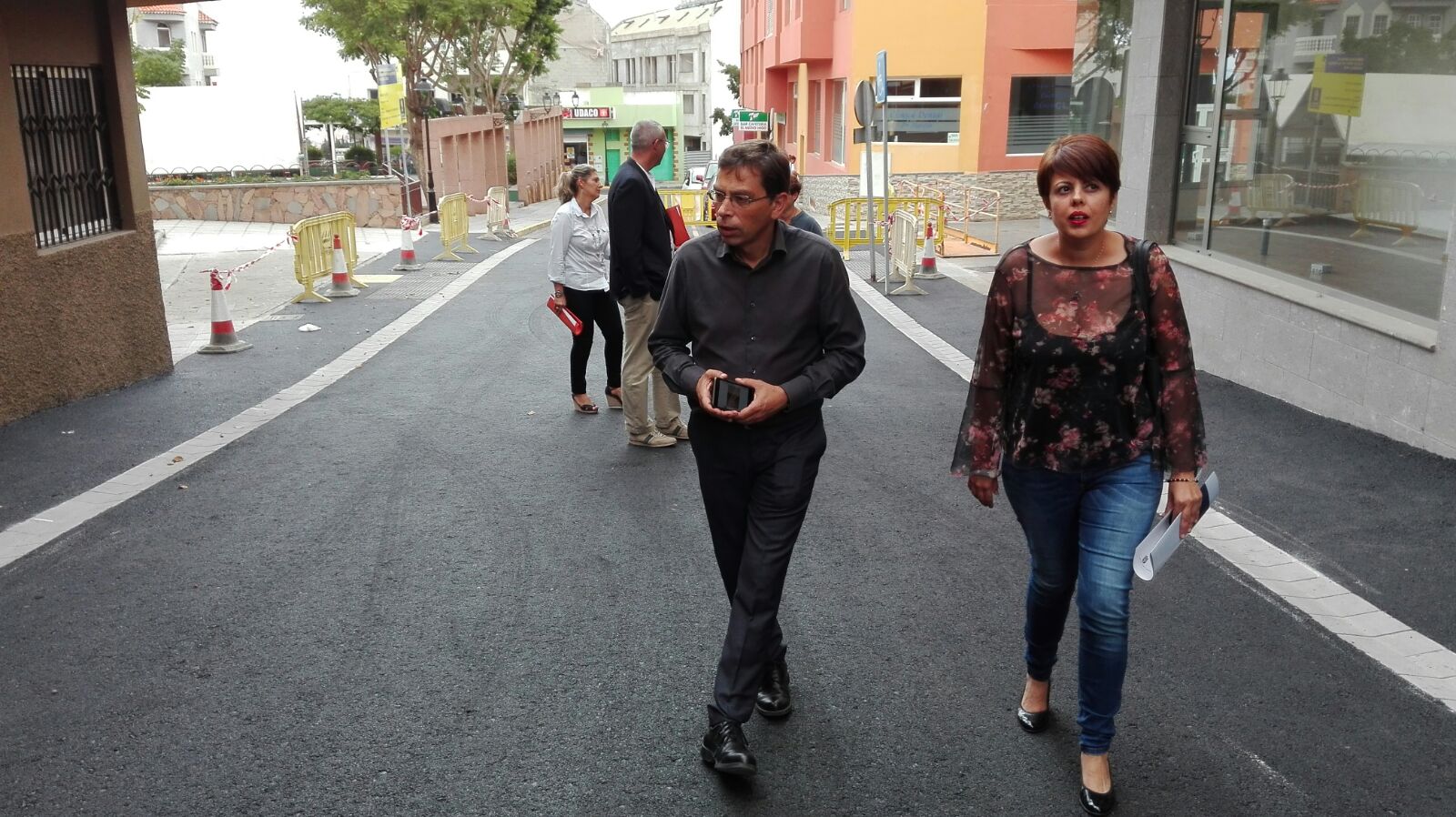 El Cabildo invierte más de medio millón de euros en mejoras de la zona comercial del casco urbano de Valsequillo