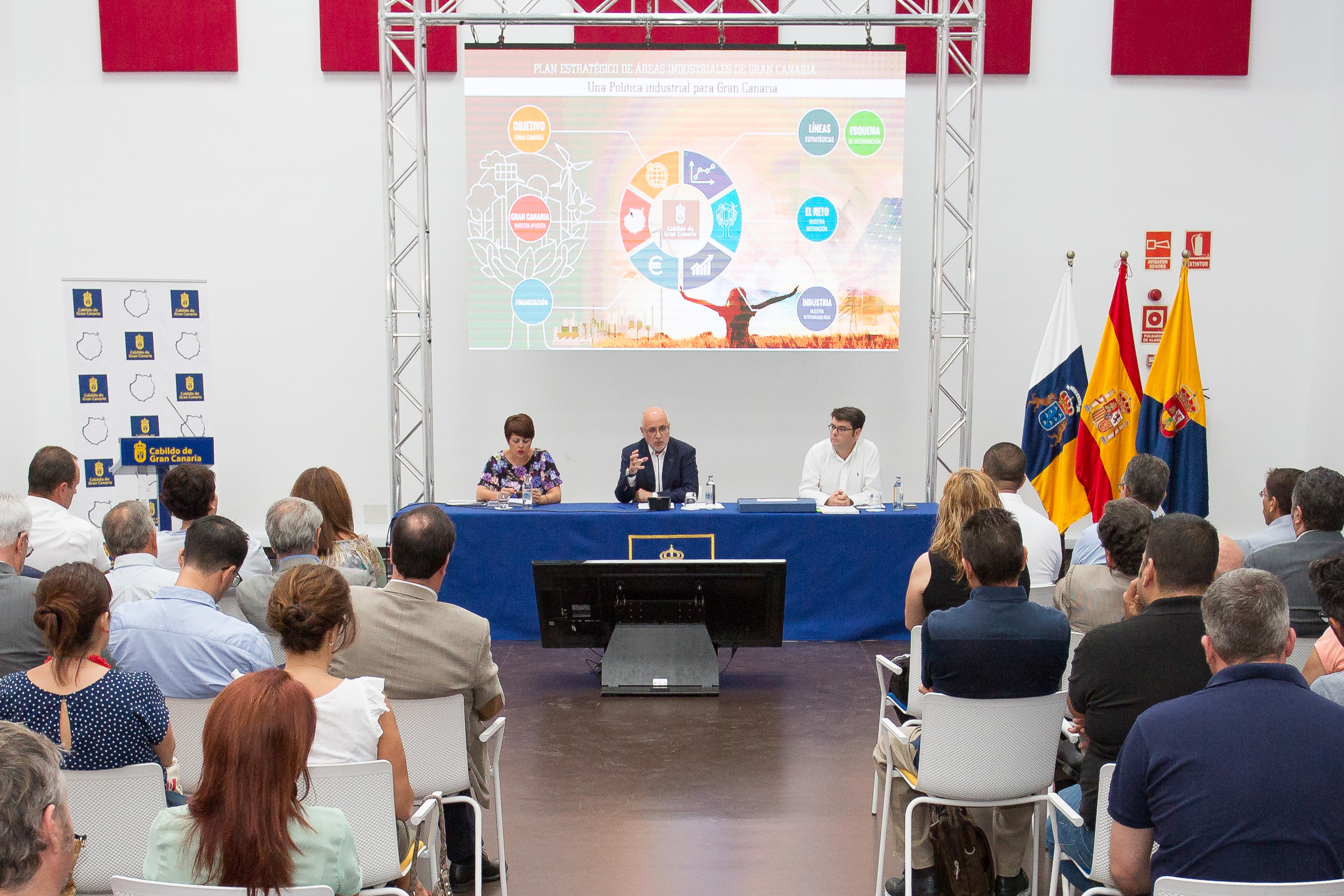 El Cabildo destinará 9 millones de euros en tres años a la modernización de las áreas industriales de Gran Canaria
